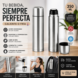 Botella Térmica Compacta de Acero Inoxidable – 350 ml