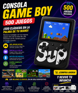 Consola Game Boy (500 juegos)